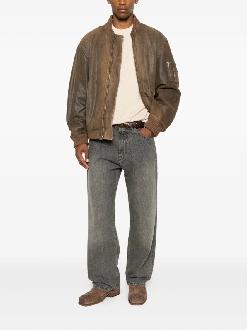 Golden Goose Zip-Fastening Leather Jacket