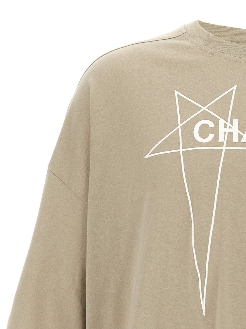 Rick Owens Cropped Cotton T-Shirt