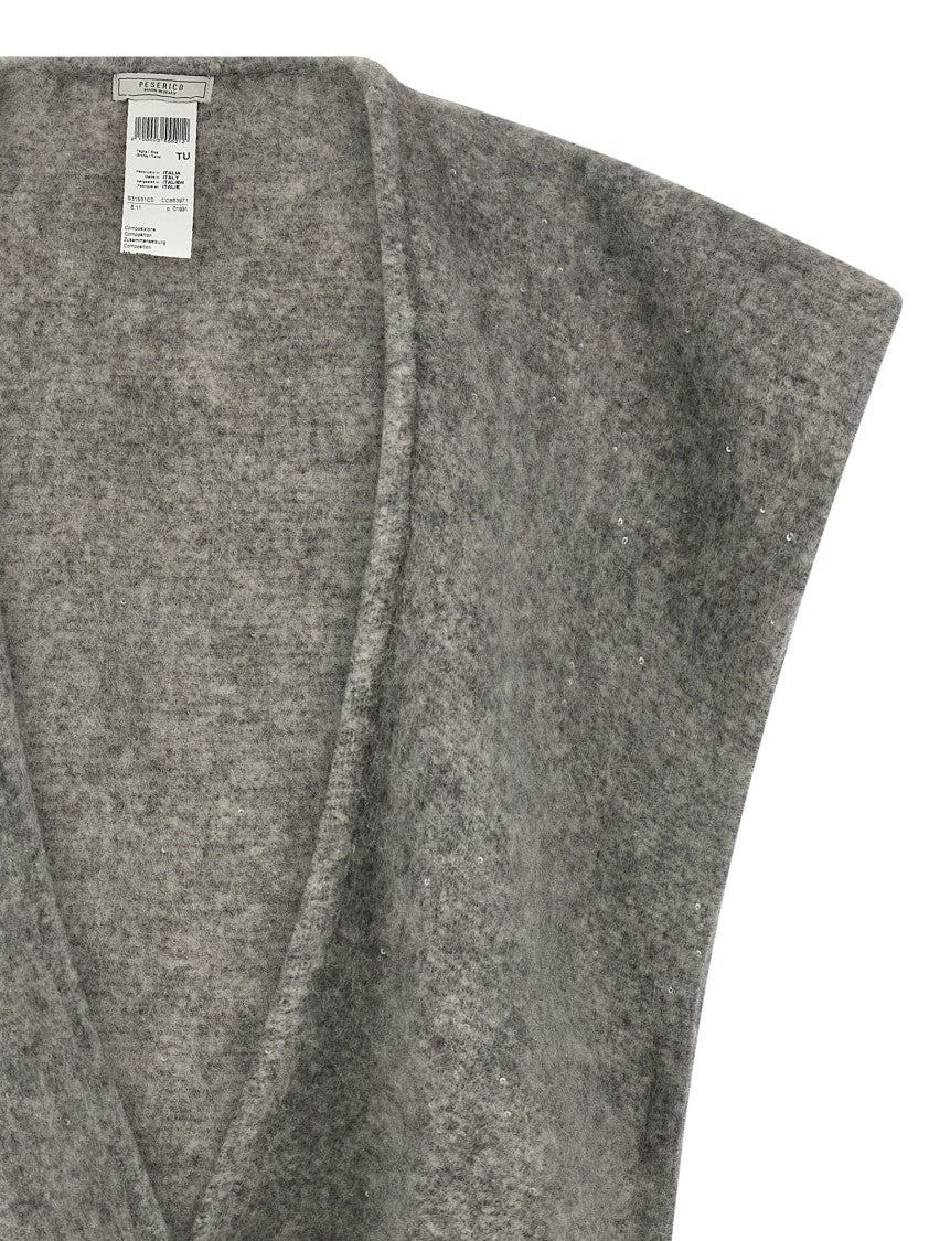 Peserico Bouclé Yarn Cape