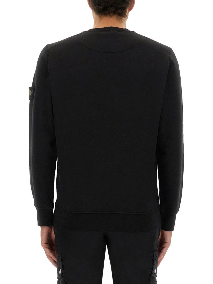 Stone Island Regular Fit Sweatshirt In Organic Cotton