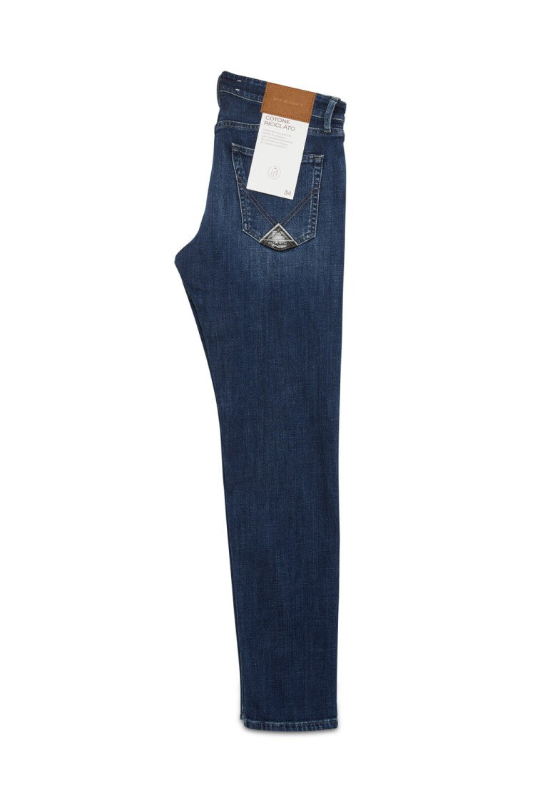 Roy Rogers Slim Fit Rinse-Wash Denim Jeans With Medium Waistband
