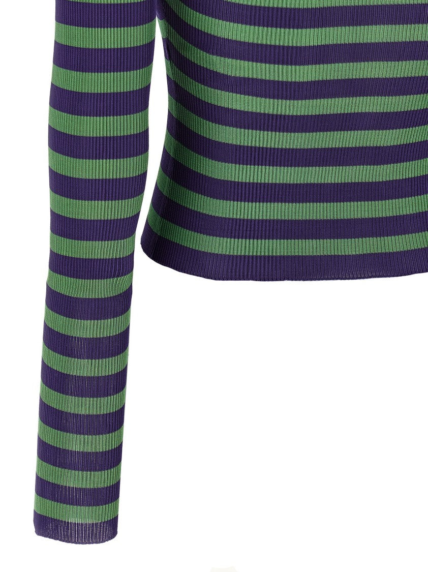 Dolce & Gabbana Striped Viscose Sweater