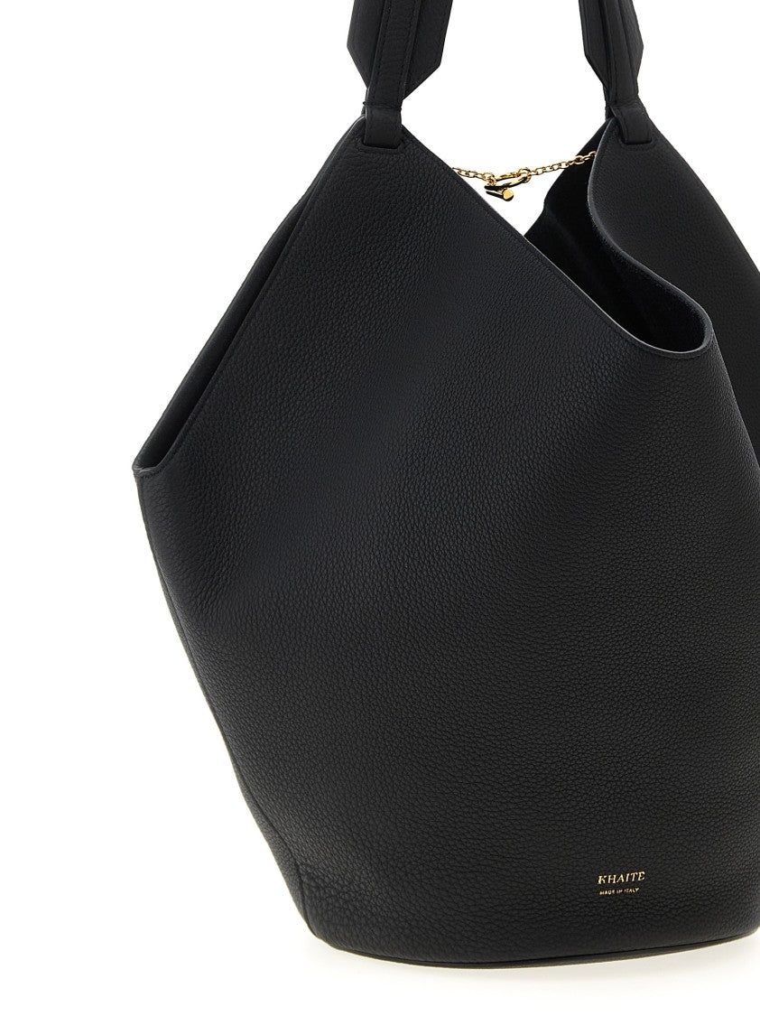 Khaite 'Lotus Small' Shopping Bag