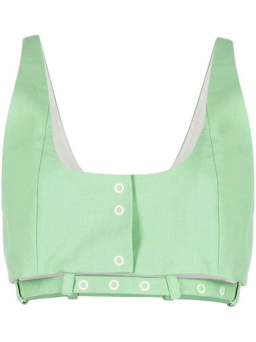 Ganni Suiting Crop Top