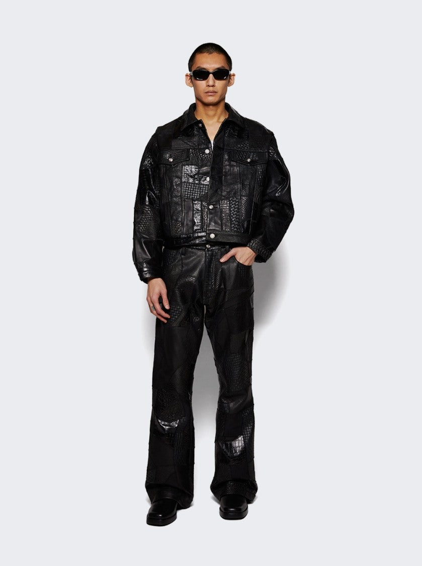 Earthling Vip Body Shop Leather Jacket Black