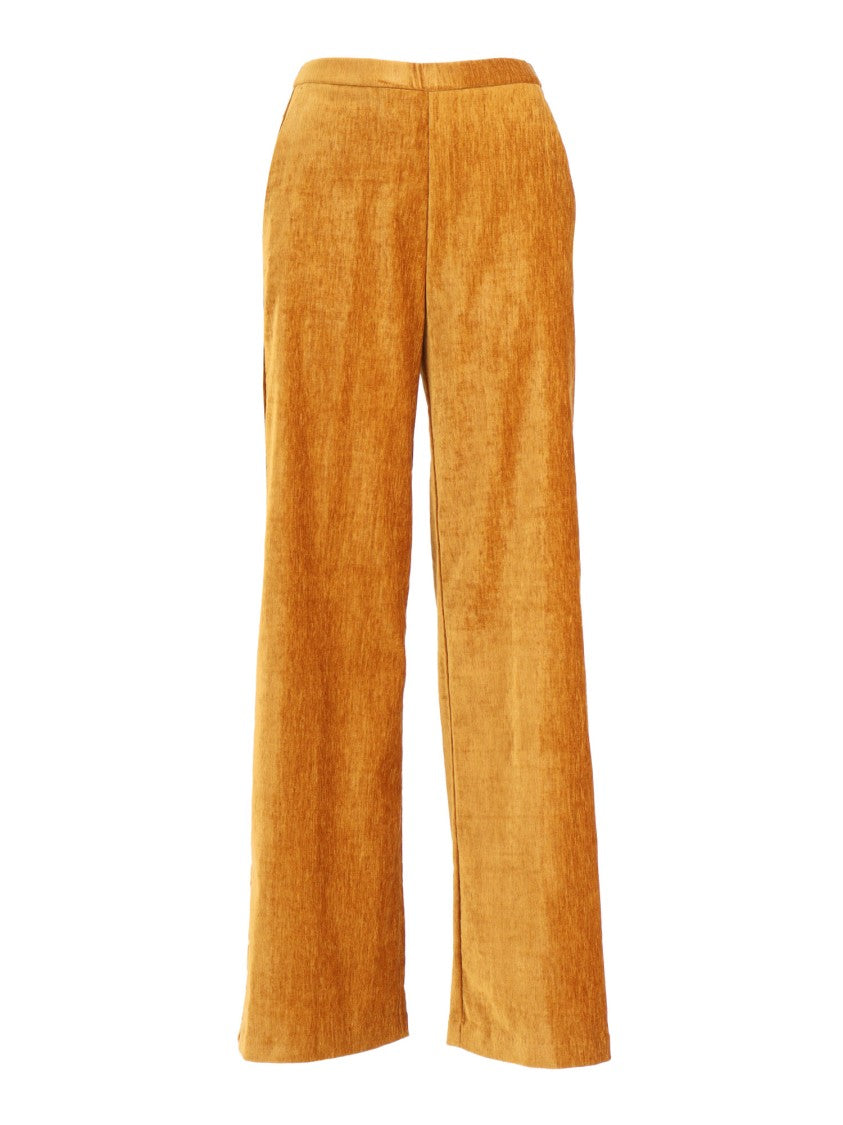 Forte Forte High-Waisted Double Velvet Trousers