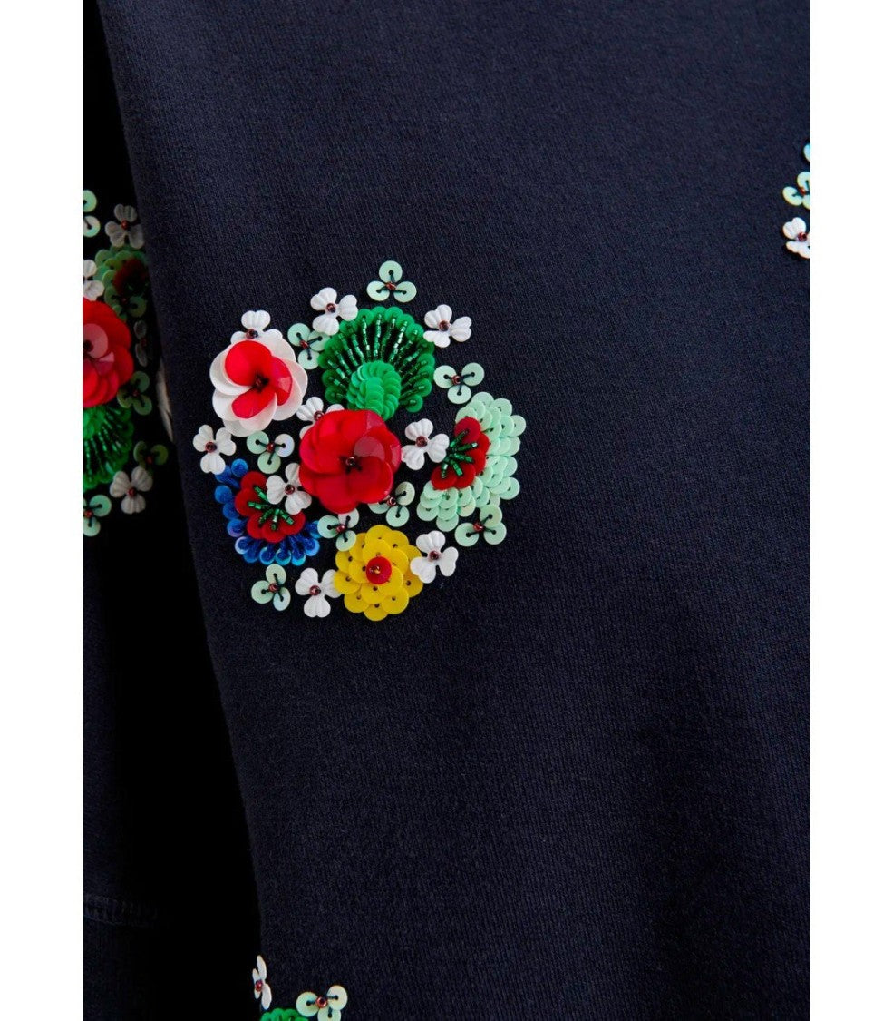 Essentiel Antwerp Itro Navy Blue Sweatshirt