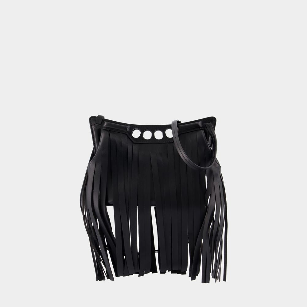 Alexander Mcqueen The Mini Peak Crossbody - Leather - Black