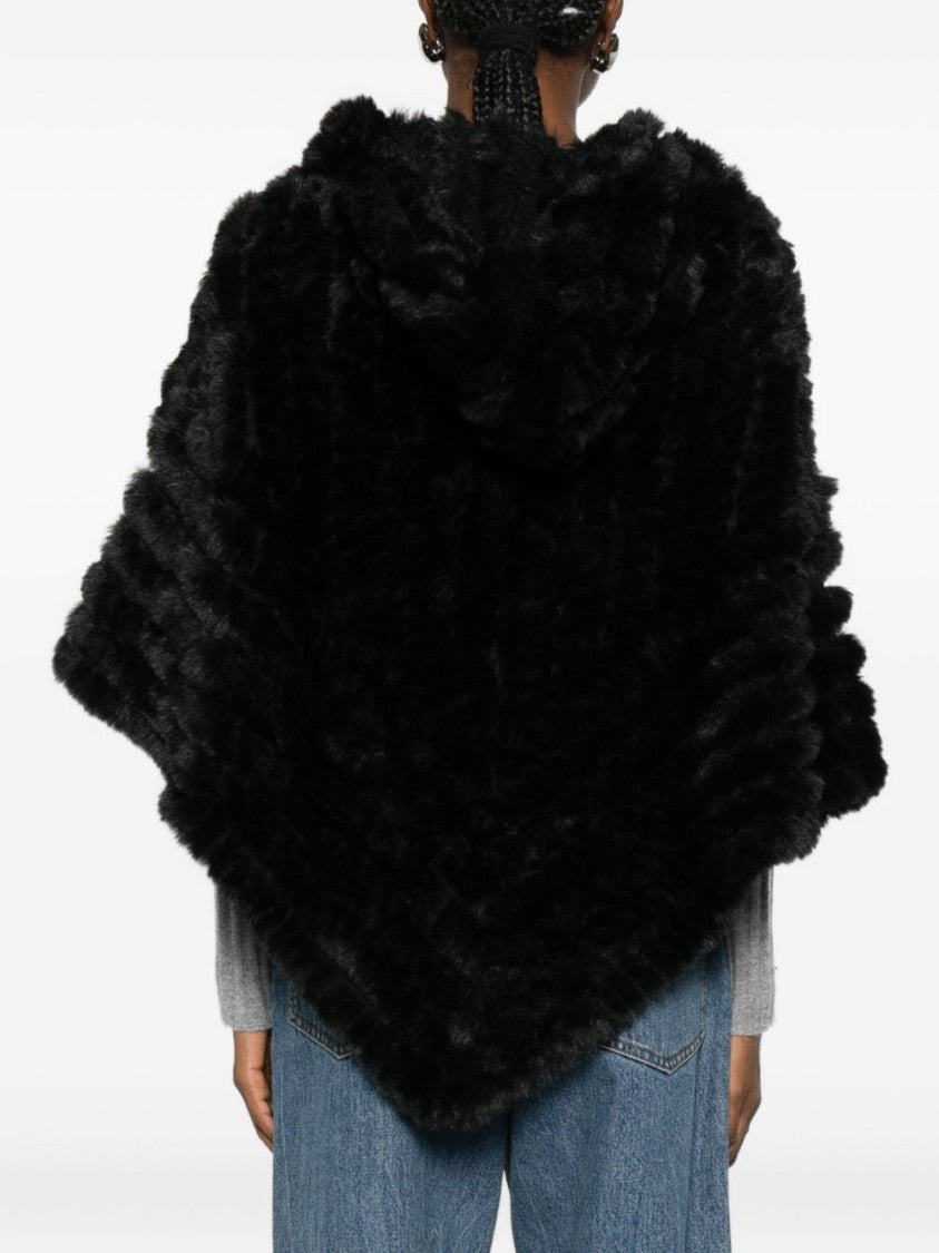 Blugirl Tailored Black Cape With Clean Lines And Minimalist Aesthetic