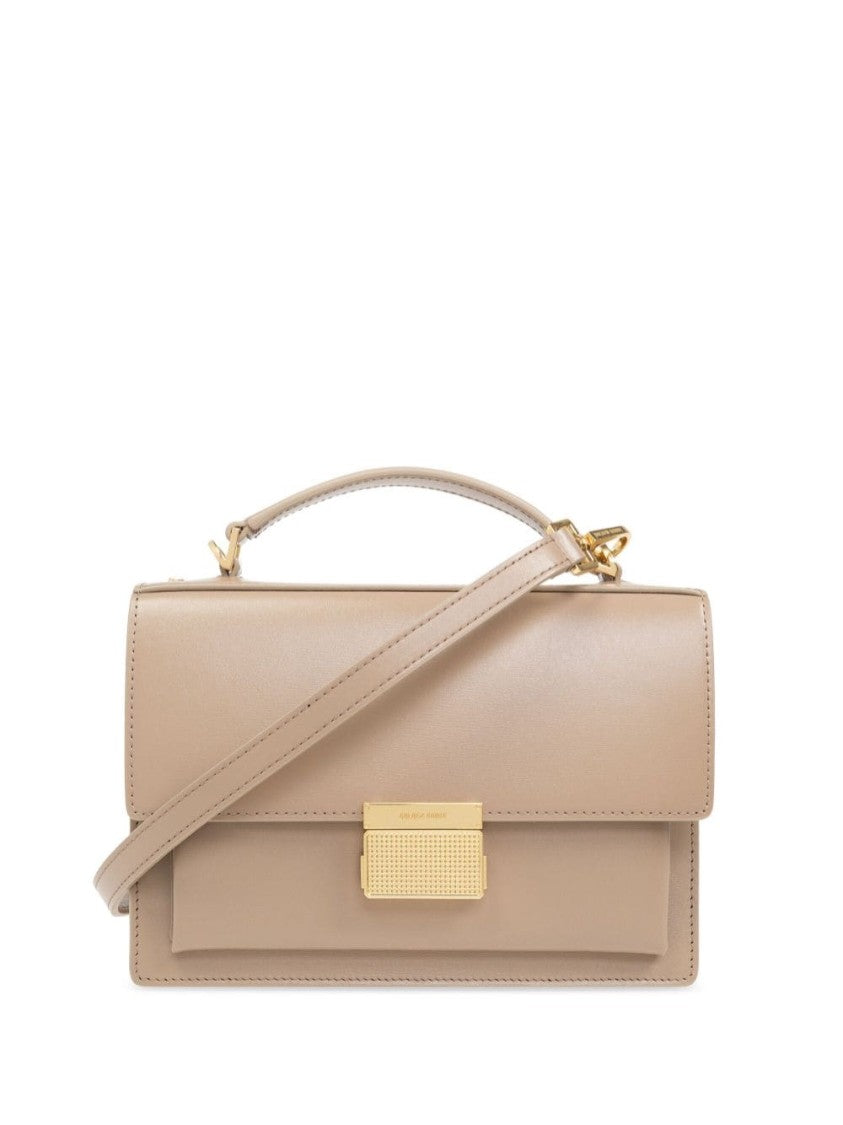 Golden Goose Structured Handbag With Gold-Tone Clasp
