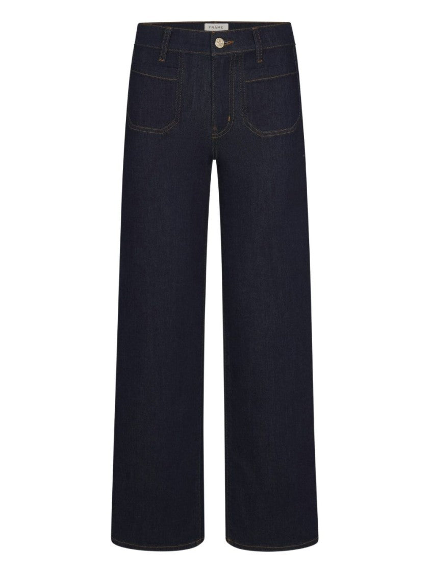 Frame Le Slim Palazzo Long Jeans
