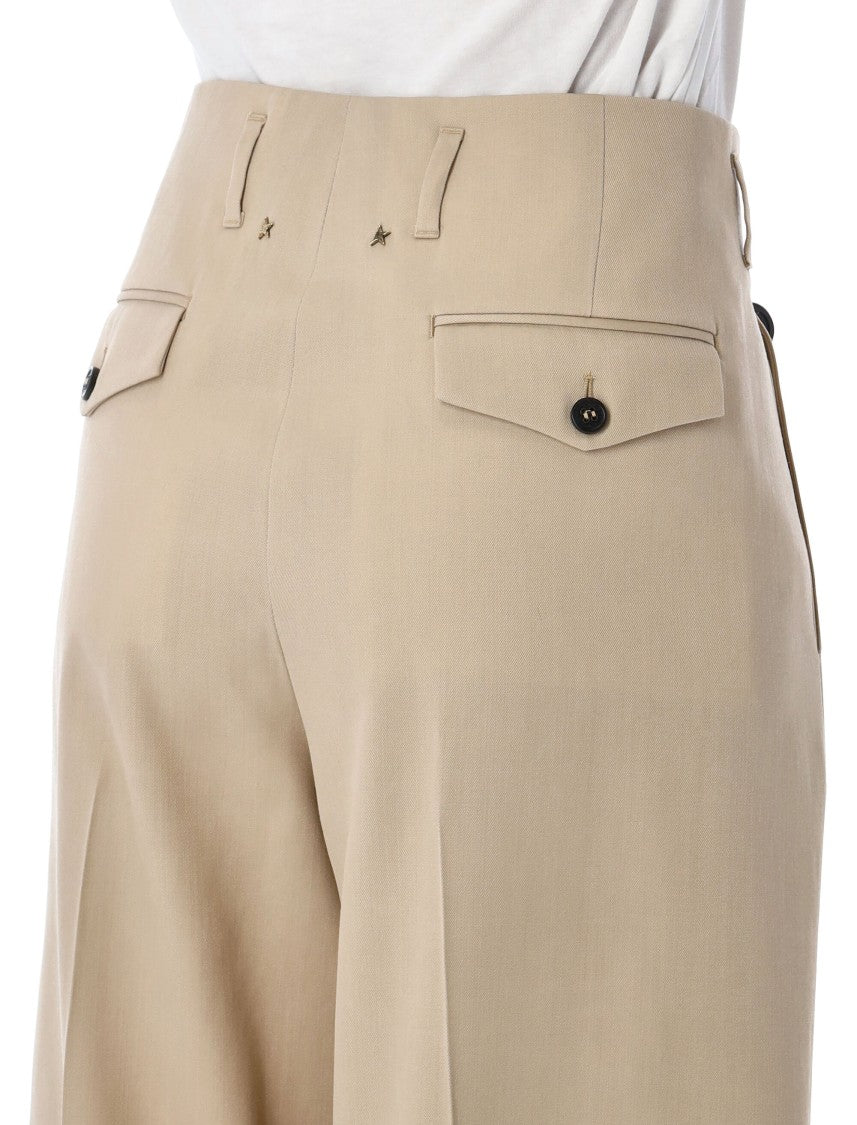Golden Goose Wide Pant Wool Gabardine