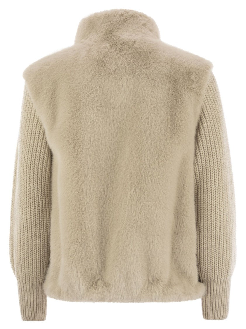 Herno Faux Fur Jacket
