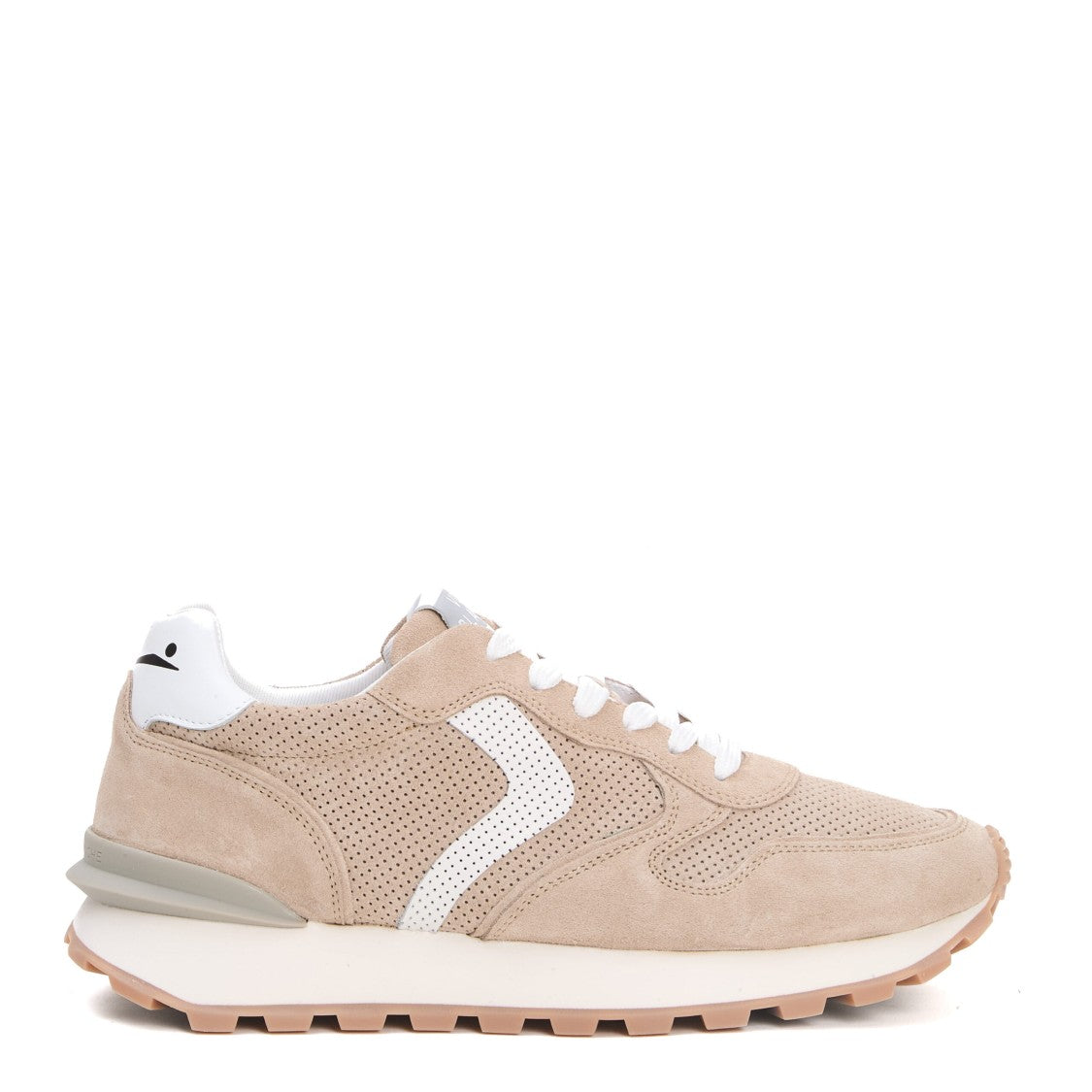 Voile Blanche Paris Race Camoscio Beige Sneakers