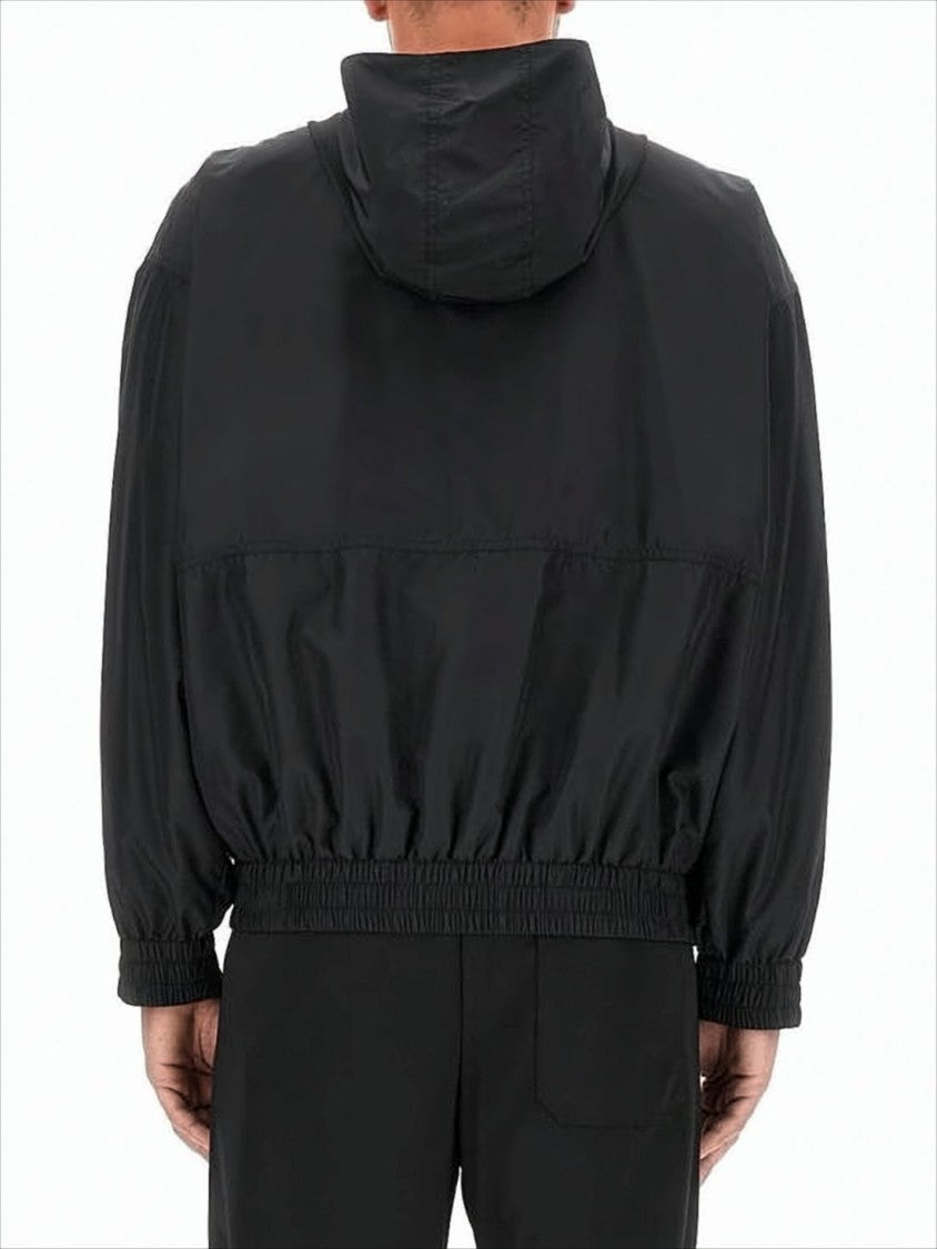 Golden Goose Hooded Pullover With Half-Zip And Logo Detail