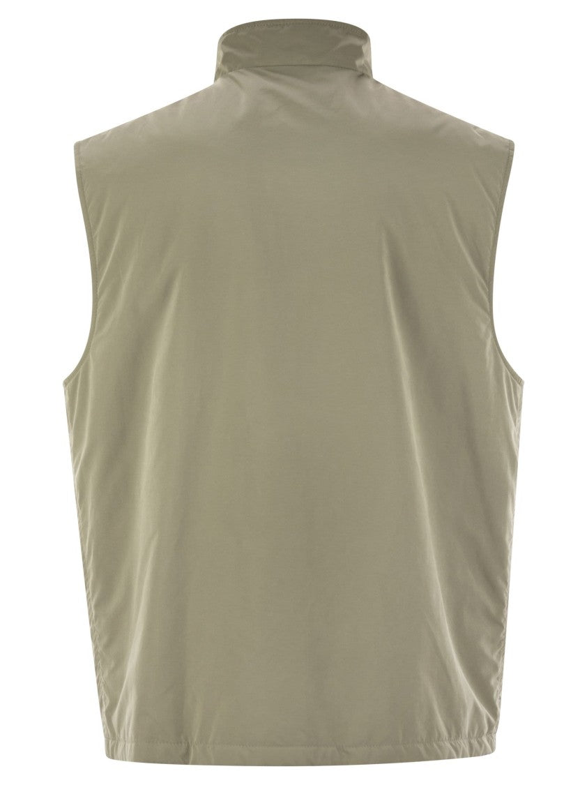 Brunello Cucinelli Water-Repellent Microfibre Waistcoat With Thermore® Padding