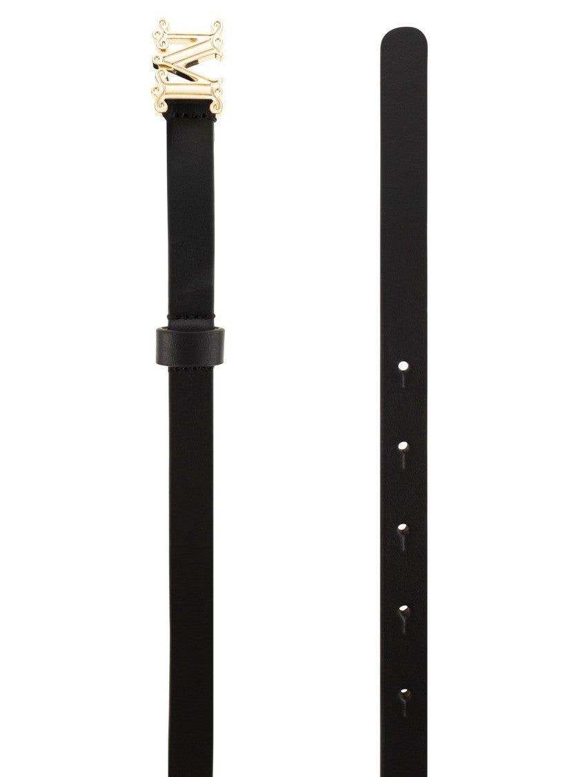Max Mara Mgraziata15 - Monogram Leather Belt