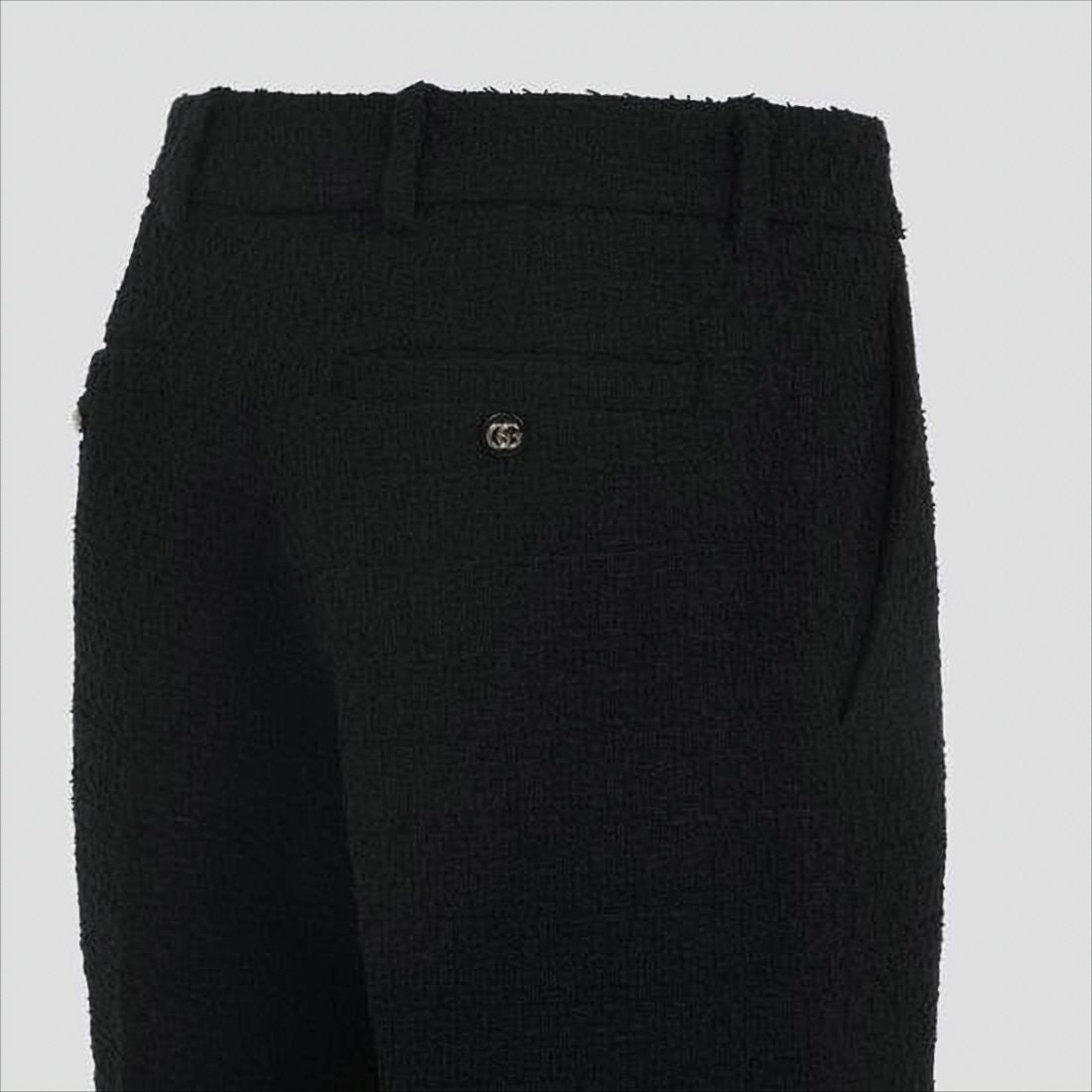 Gucci Straight-Leg Tailored Suit Pants With High Waist
