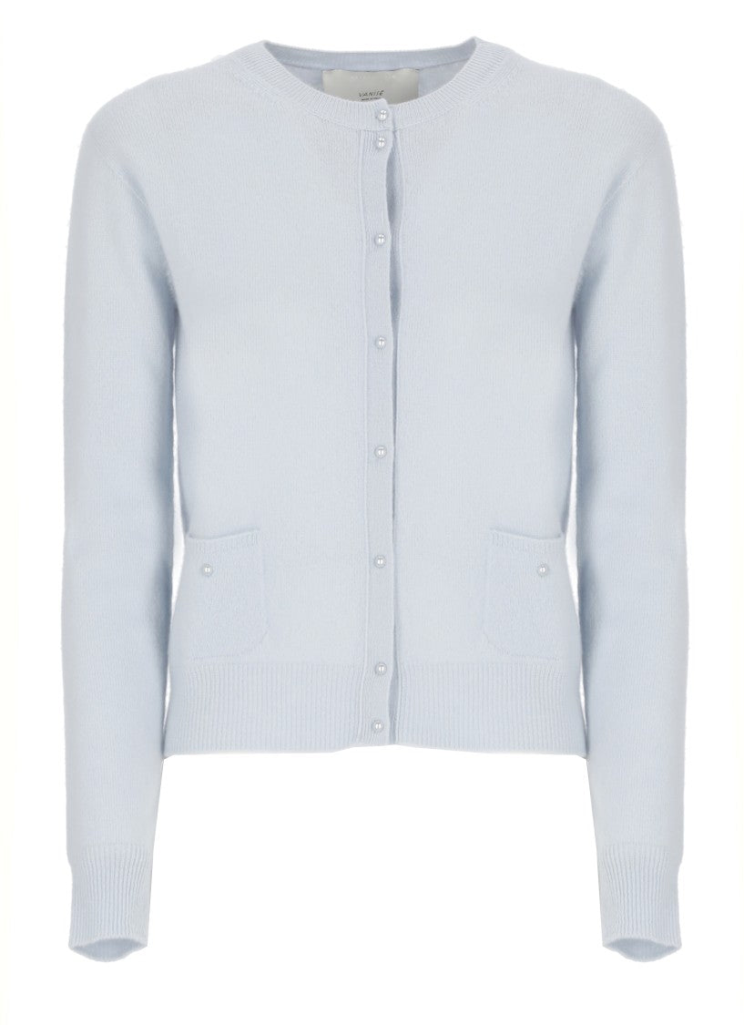 Vanisé Light Blue Cashmere Cardigan
