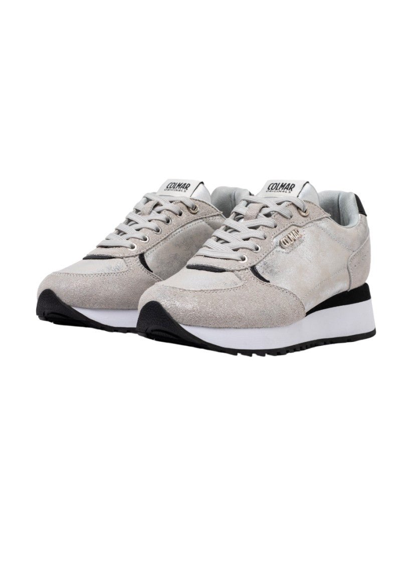 Colmar Originals Travis Punk Grey Sneakers With Raised Sole