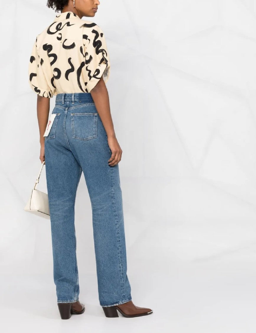 Golden Goose Medium Washed Denim Trousers