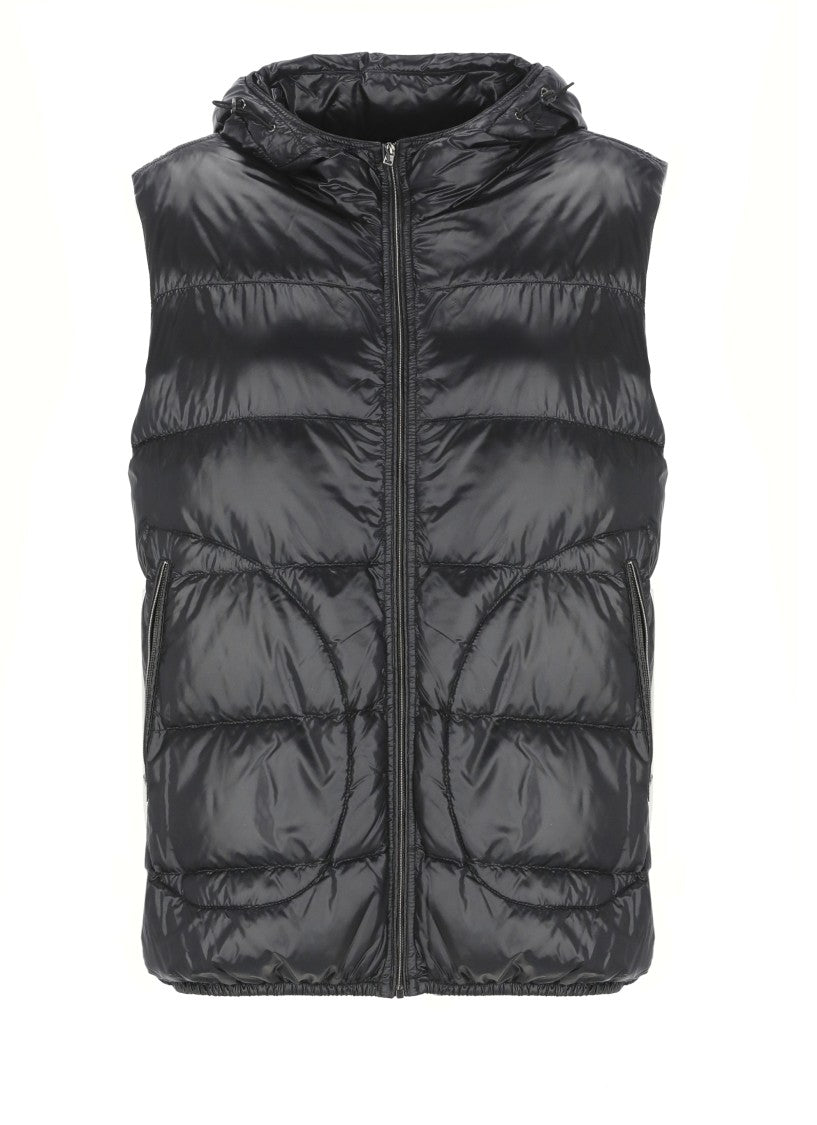 Herno Quilted Vest With Hood