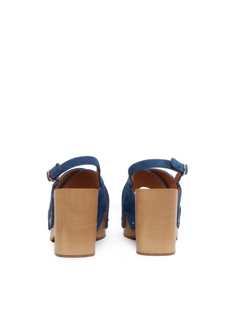 Via Roma 15 Braided Sandal With Clog