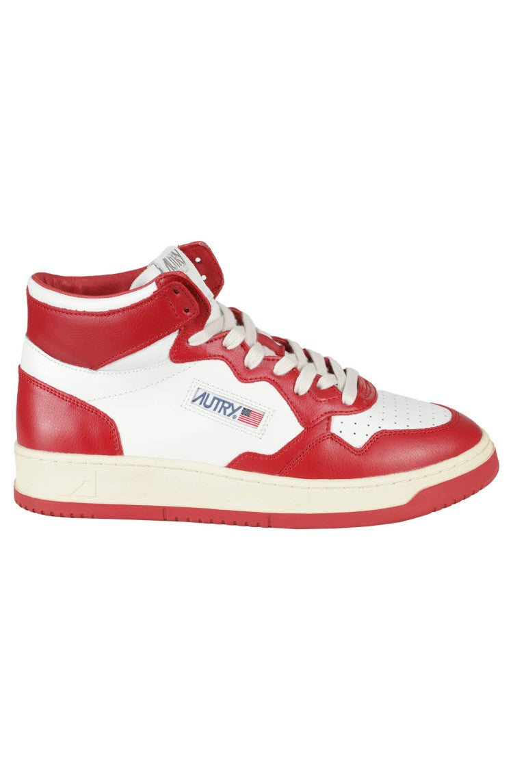 Autry Medalist Low White Midi Sneakers