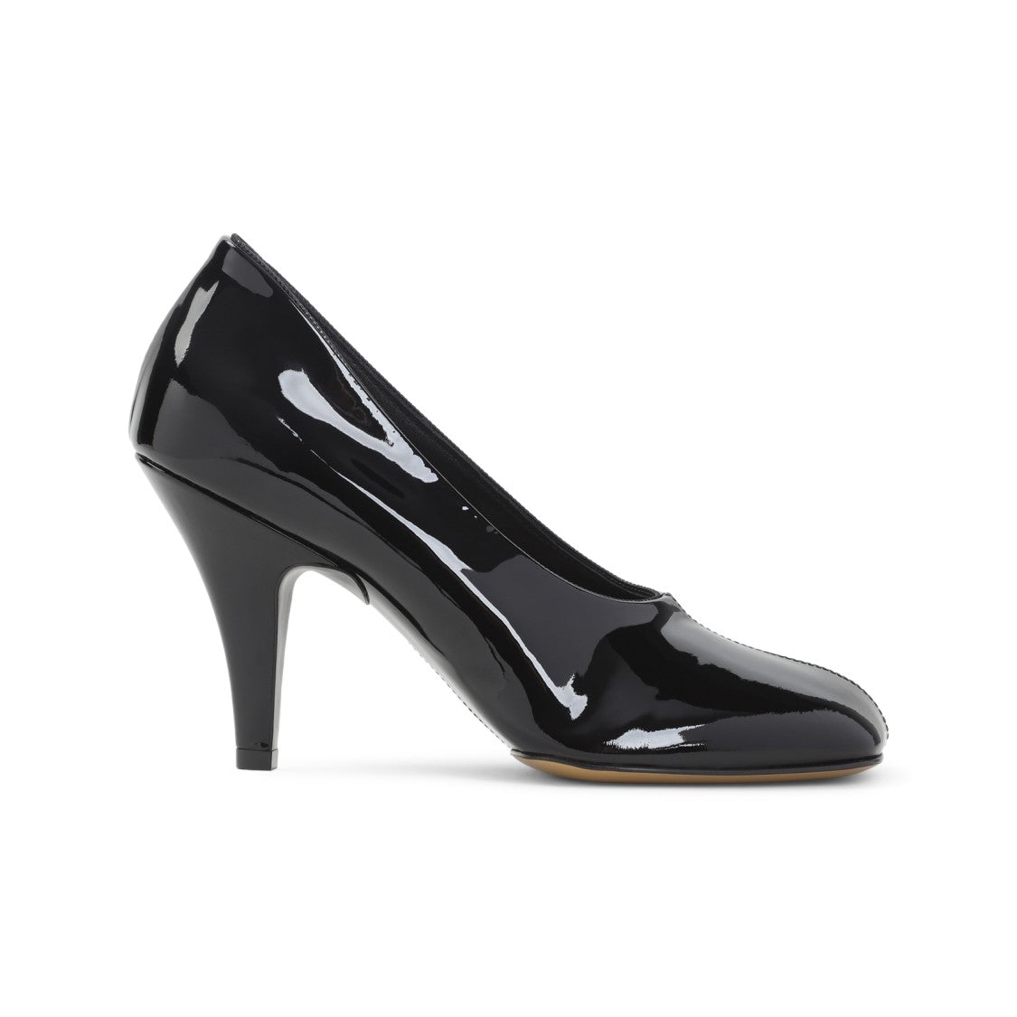 Phoebe Philo Glossy Black Calf Leather Pumps