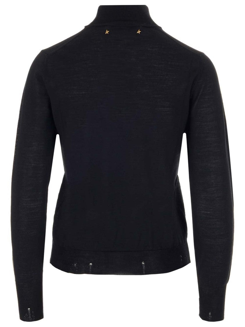 Golden Goose Fitted Knit Turtleneck Sweater