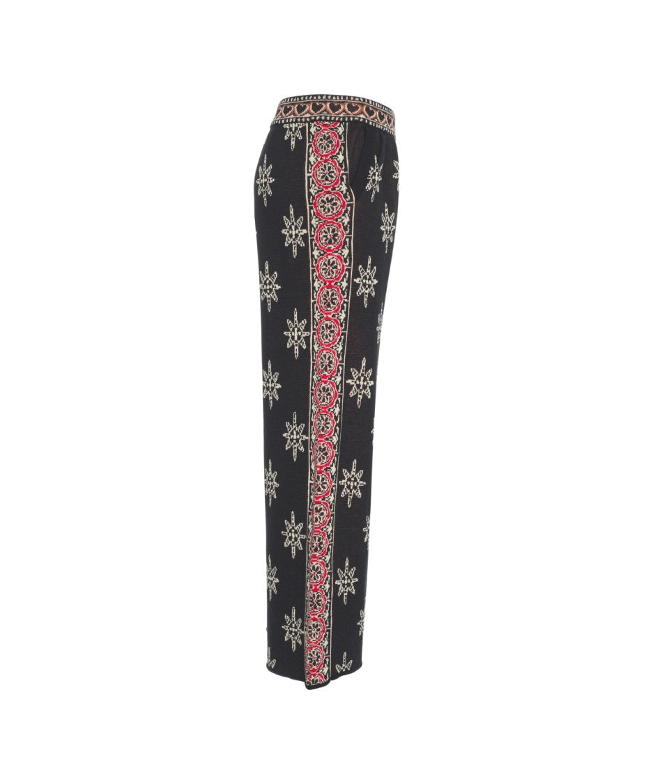 Farm Rio Wide-Leg Palazzo Pants