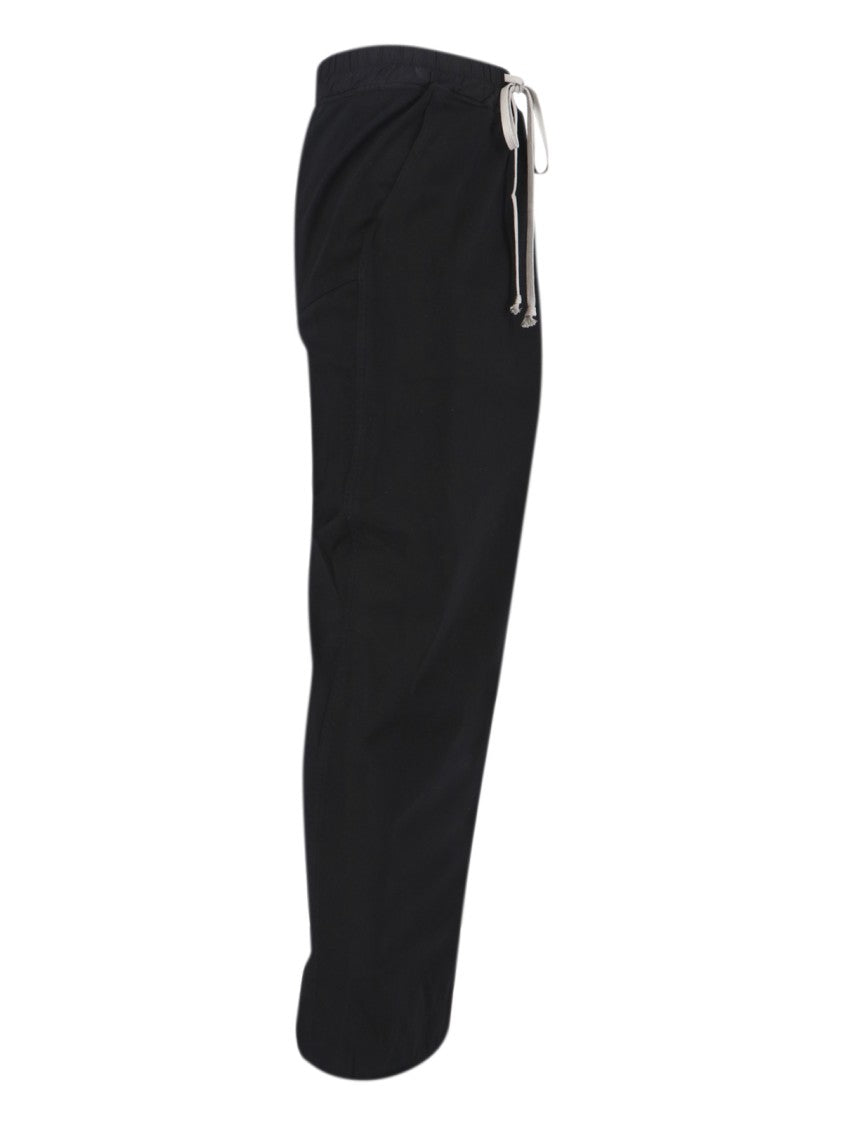 Drkshdw By Rick Owens Maxi Pencil Skirt With Draped Detail – Black