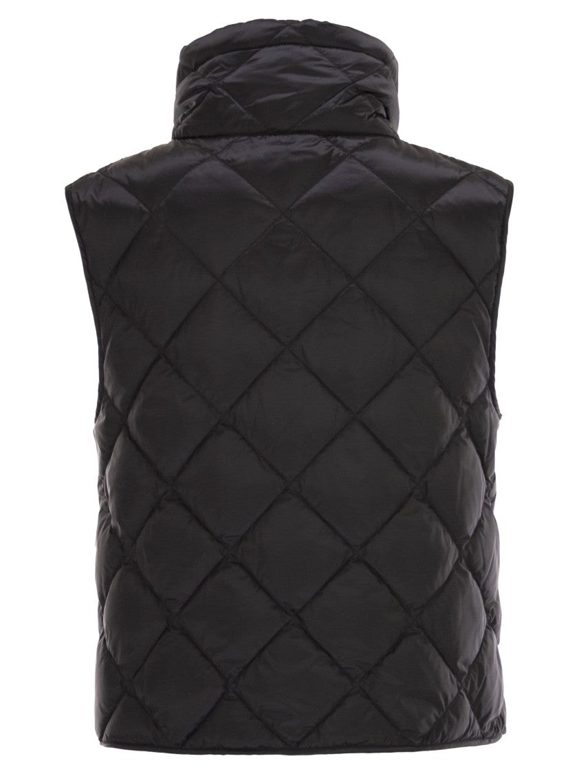 Max Mara Tegic - Drip-Proof Canvas Padded Waistcoat