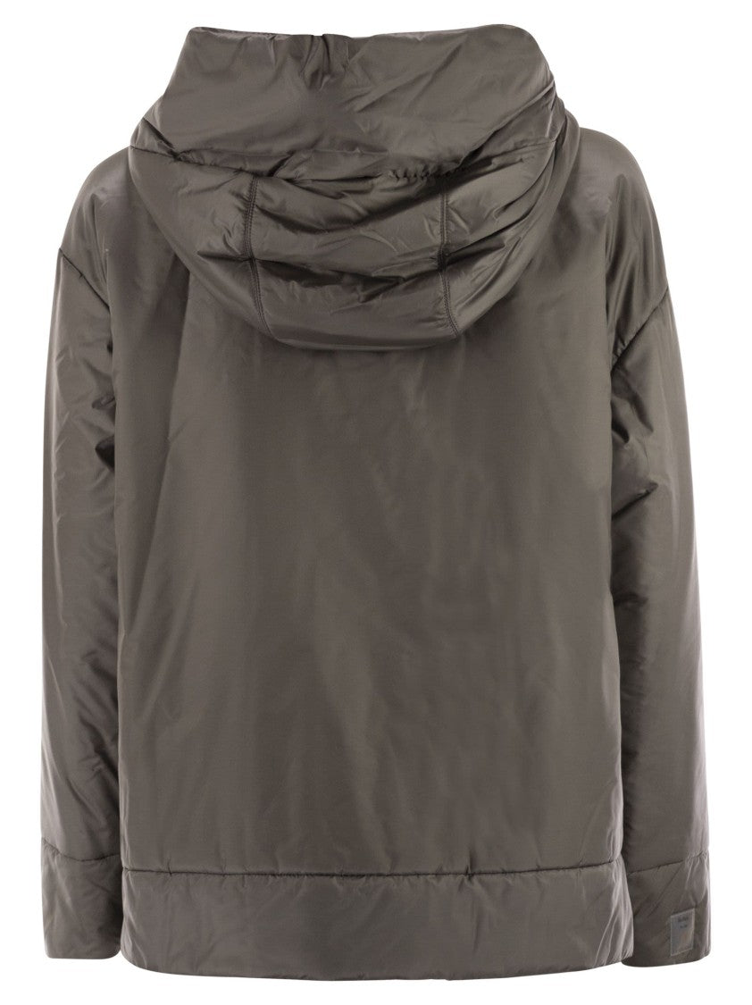 Max Mara Daria - Drip-Proof Canvas Padded Jacket With Hood