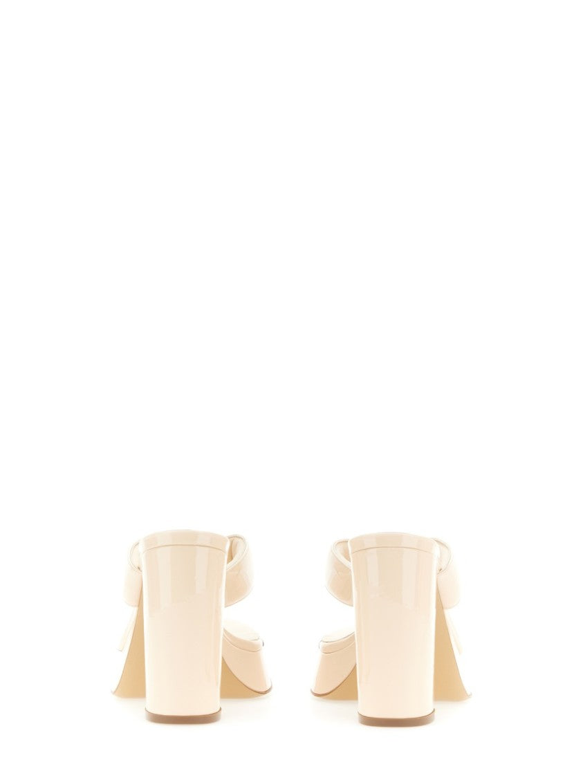 Gia Borghini Patent Leather Sandals