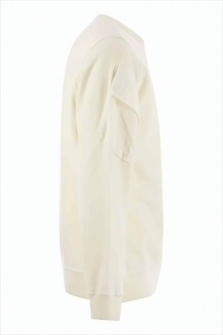 Stone Island Minimalist Long-Sleeve Cotton T-Shirt With Compass Patch