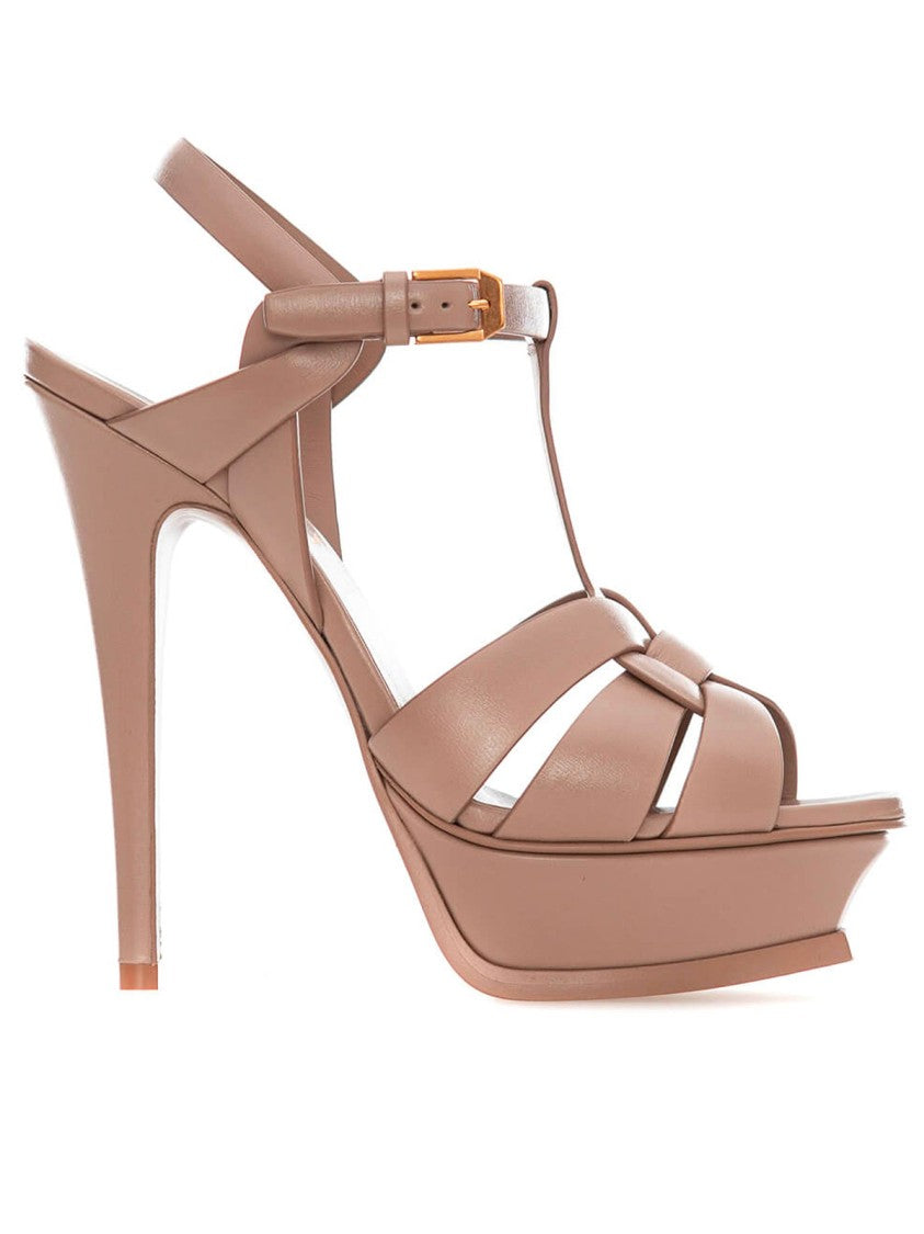 Saint Laurent Tribute Leather Sandals