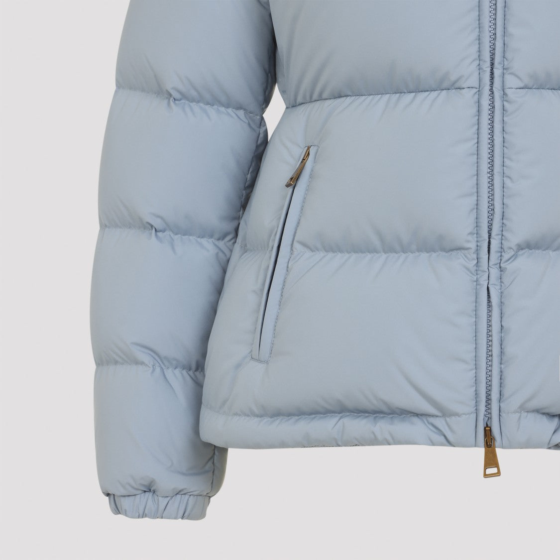 Moncler Dourbe Medium Blue Polyester Jacket