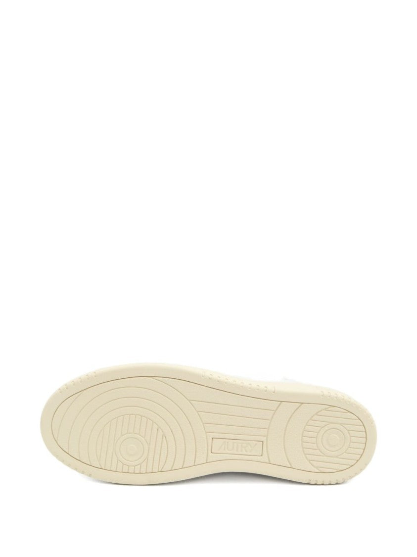 Autry Low-Top Sneakers With Padded Collar And Textured Finish