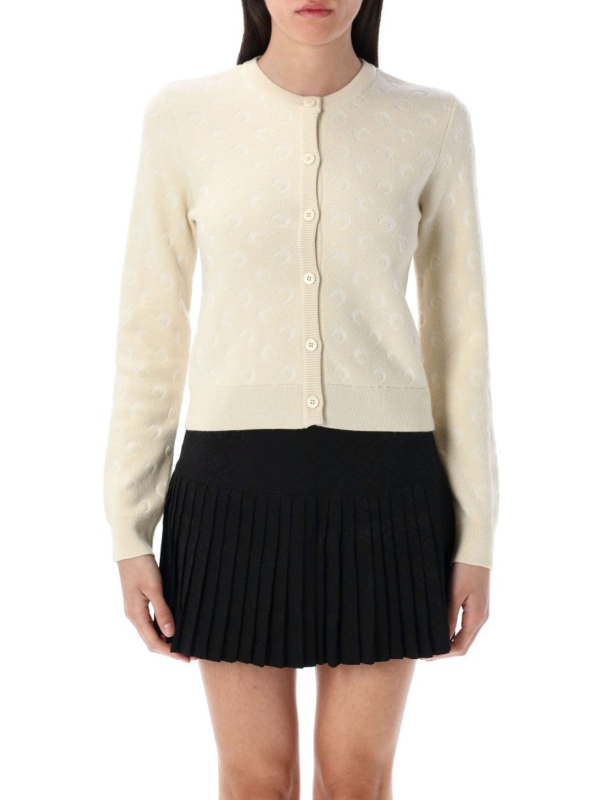 Marine Serre Moon Jacquard Cardigan