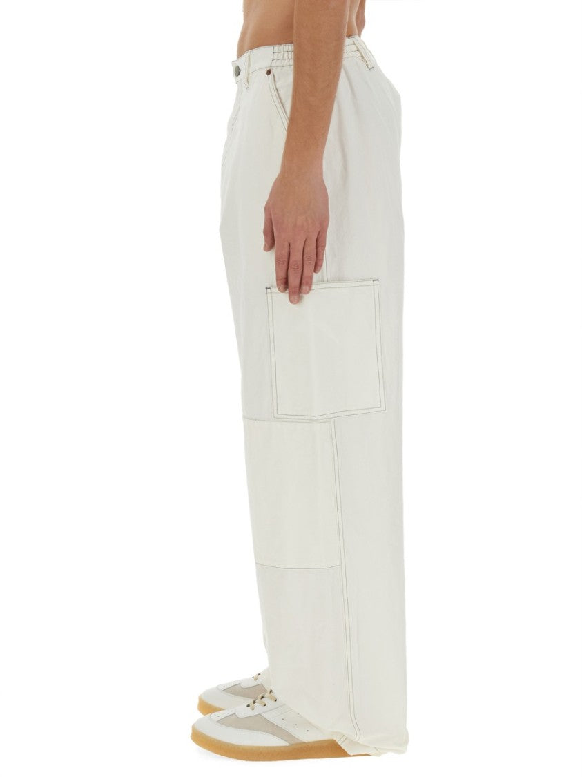 Mm6 By Maison Margiela Cotton Canvas Pants