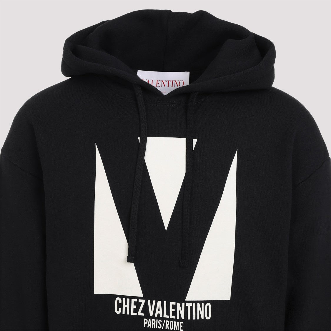 Valentino Black Cotton Hoodie