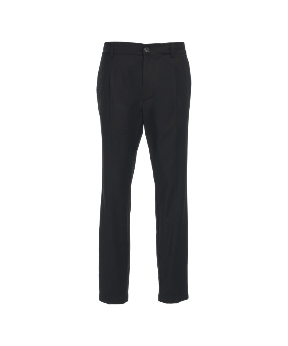 Cruna Slim Fit Chinos With Pressed Pleats