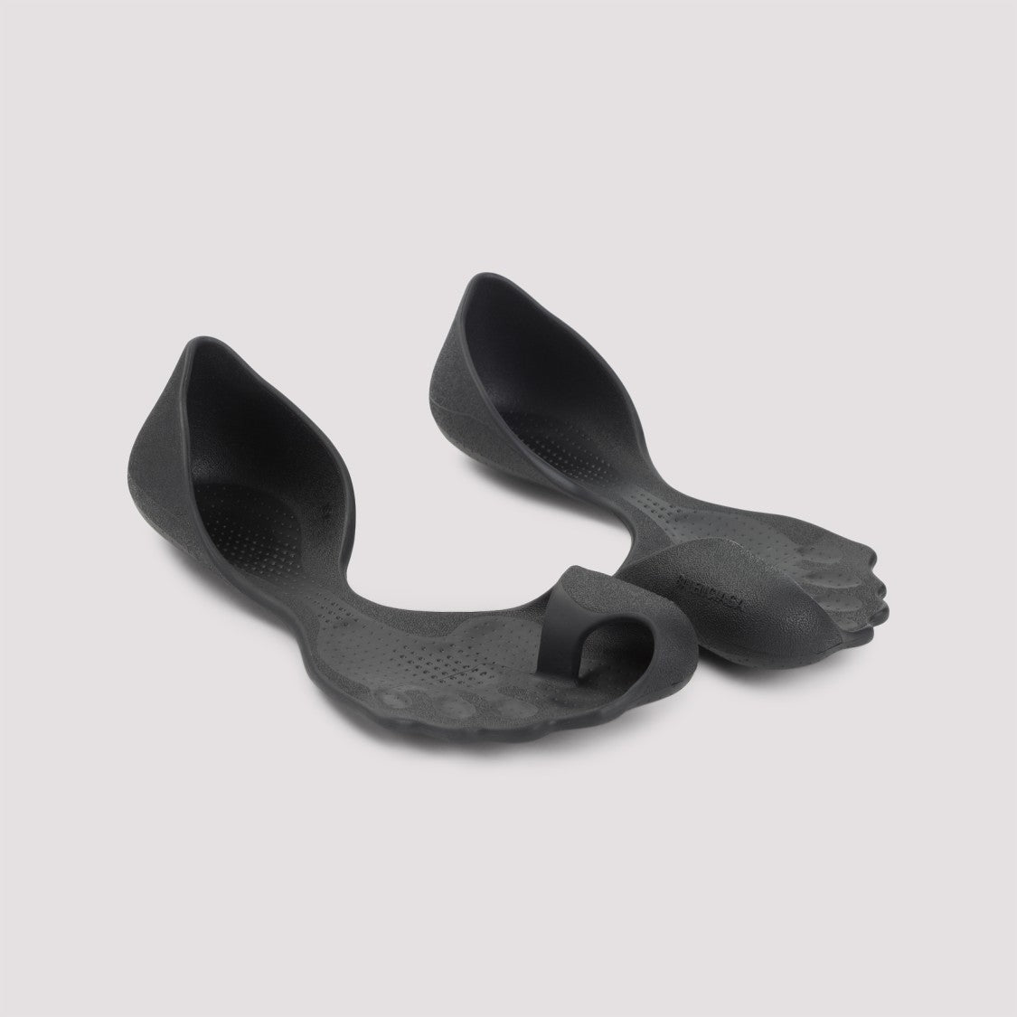 Balenciaga Open-Toe Black Eva Sneakers With Streamlined Silhouette