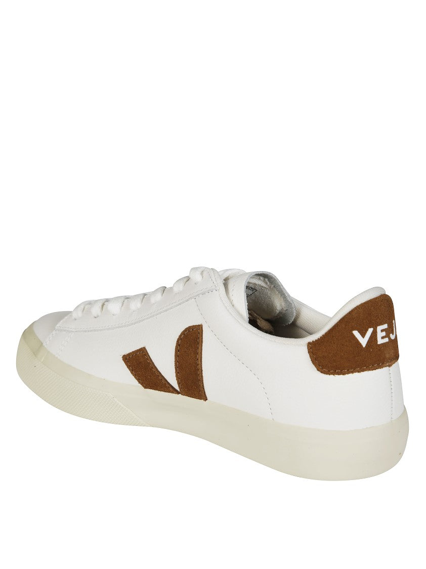 Veja Low-Top Sneaker With Brown Suede Accents