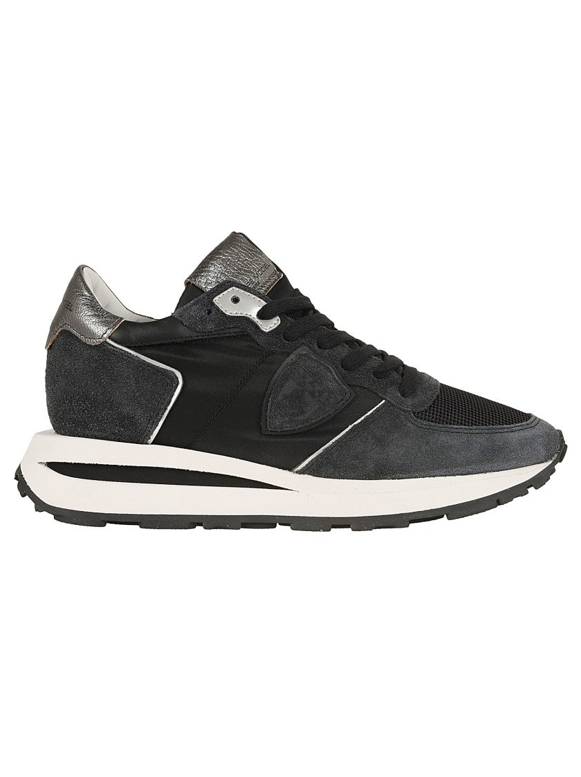 Philippe Model Sneakers With Material Blend And Unmatched Comfort