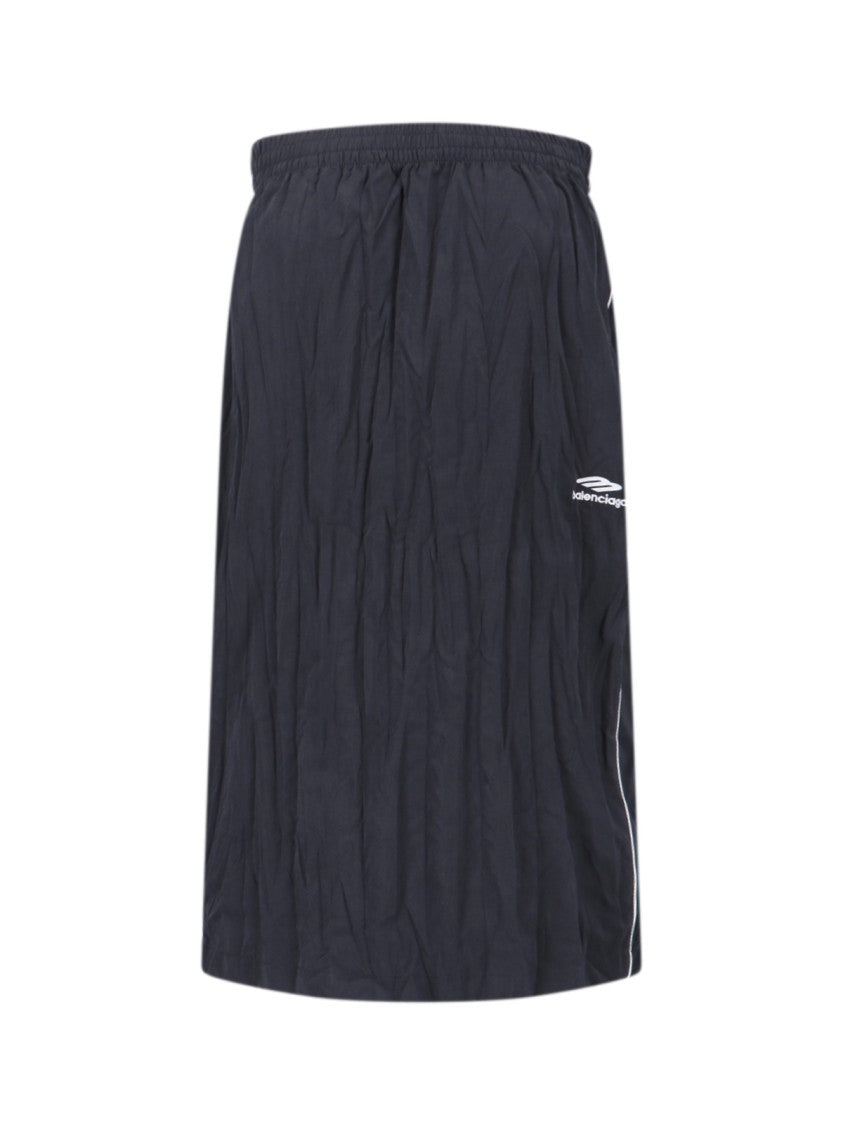 Balenciaga Logo Midi Dress – Black