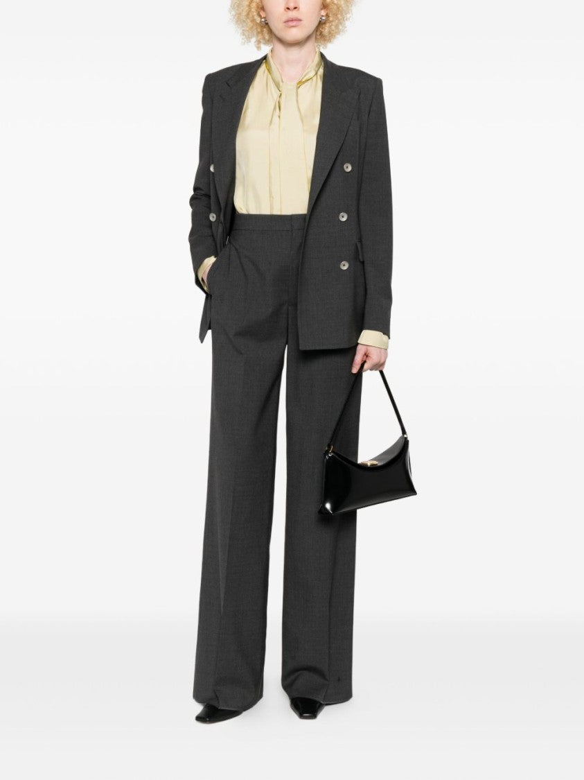 Tagliatore Double-Breasted Tailored Jacket In Dark Anthracite