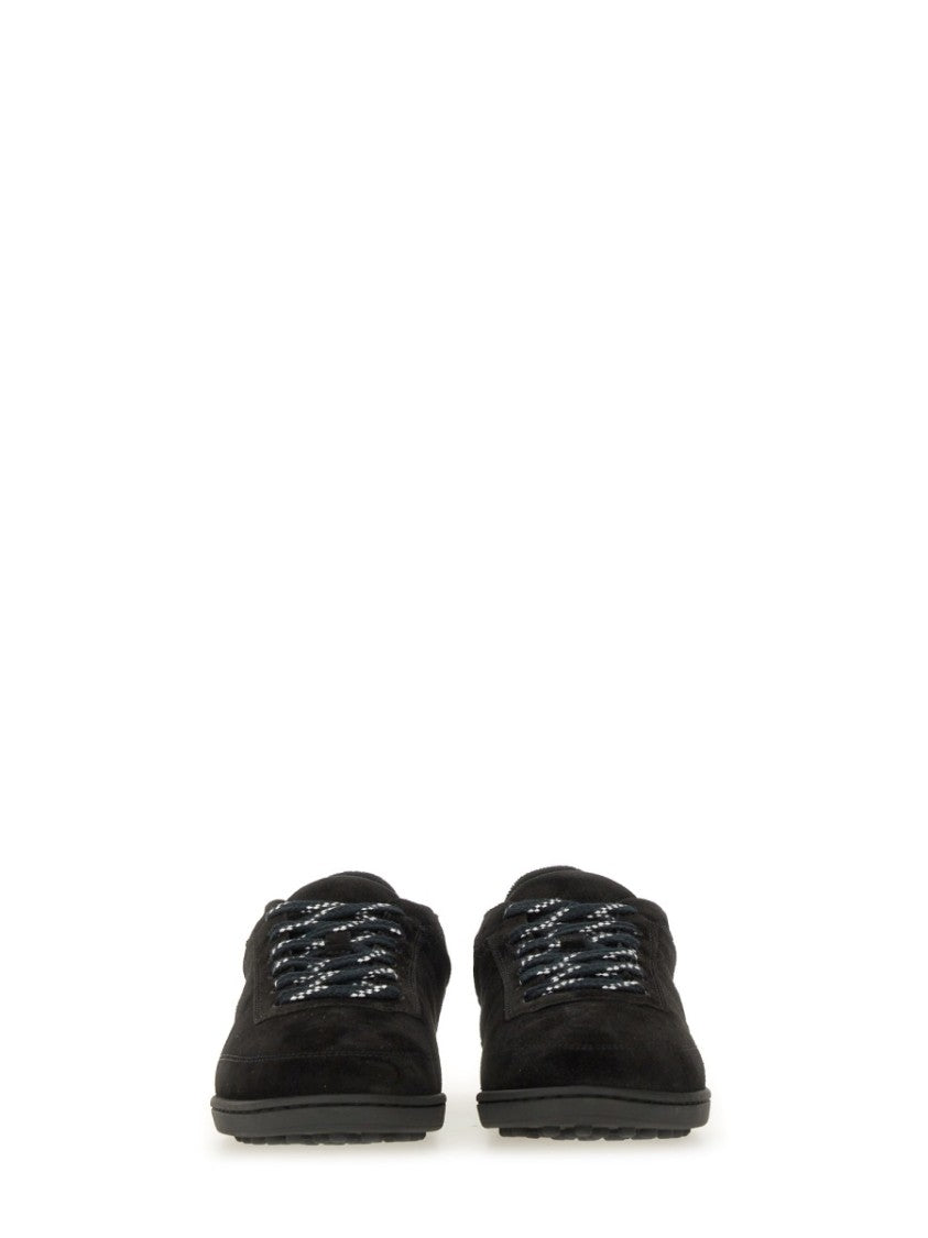 A.P.C. Low-Profile Cowhide Leather Sneakers With Textured Sole