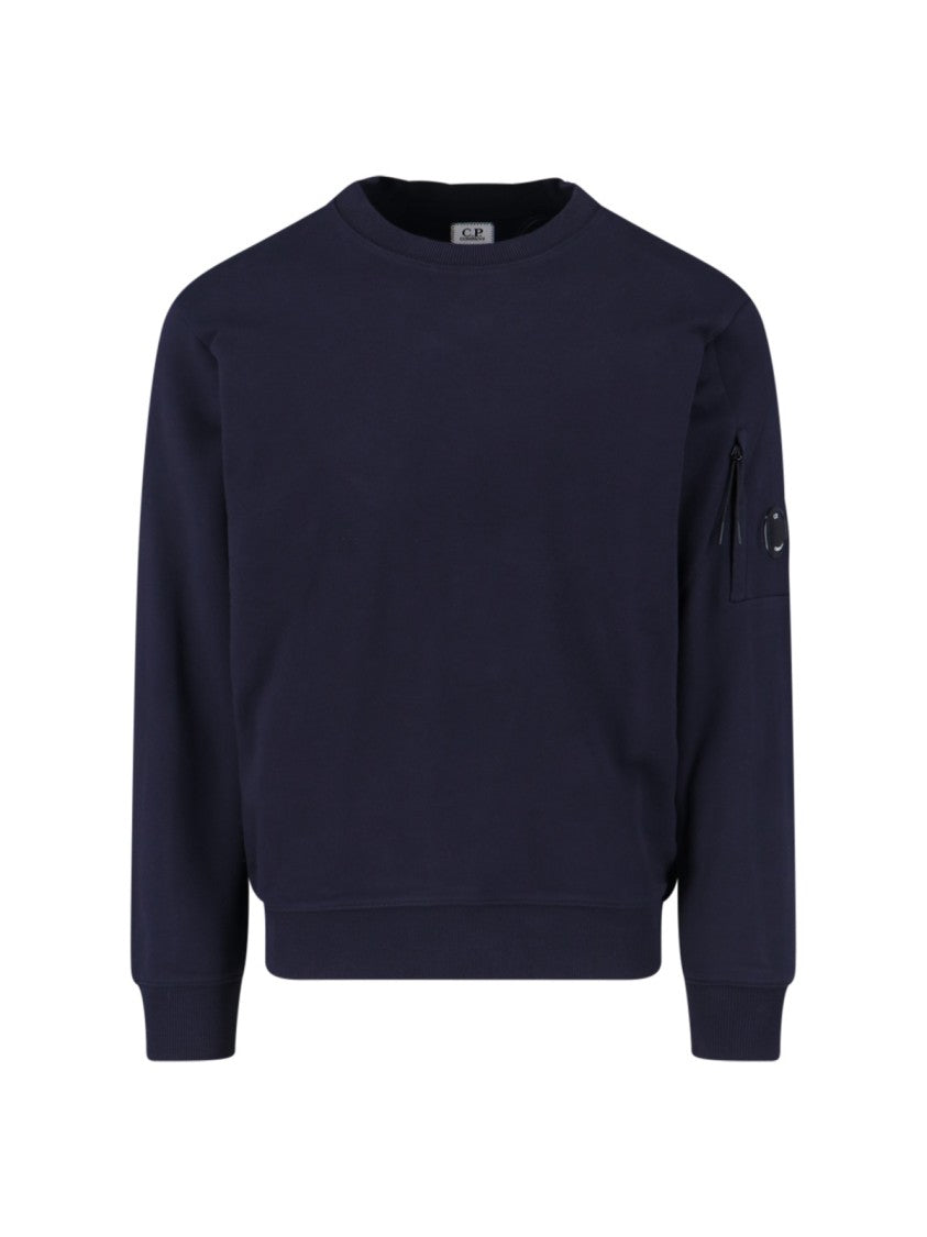 C.P. Company Logo Crewneck Sweatshirt – Green